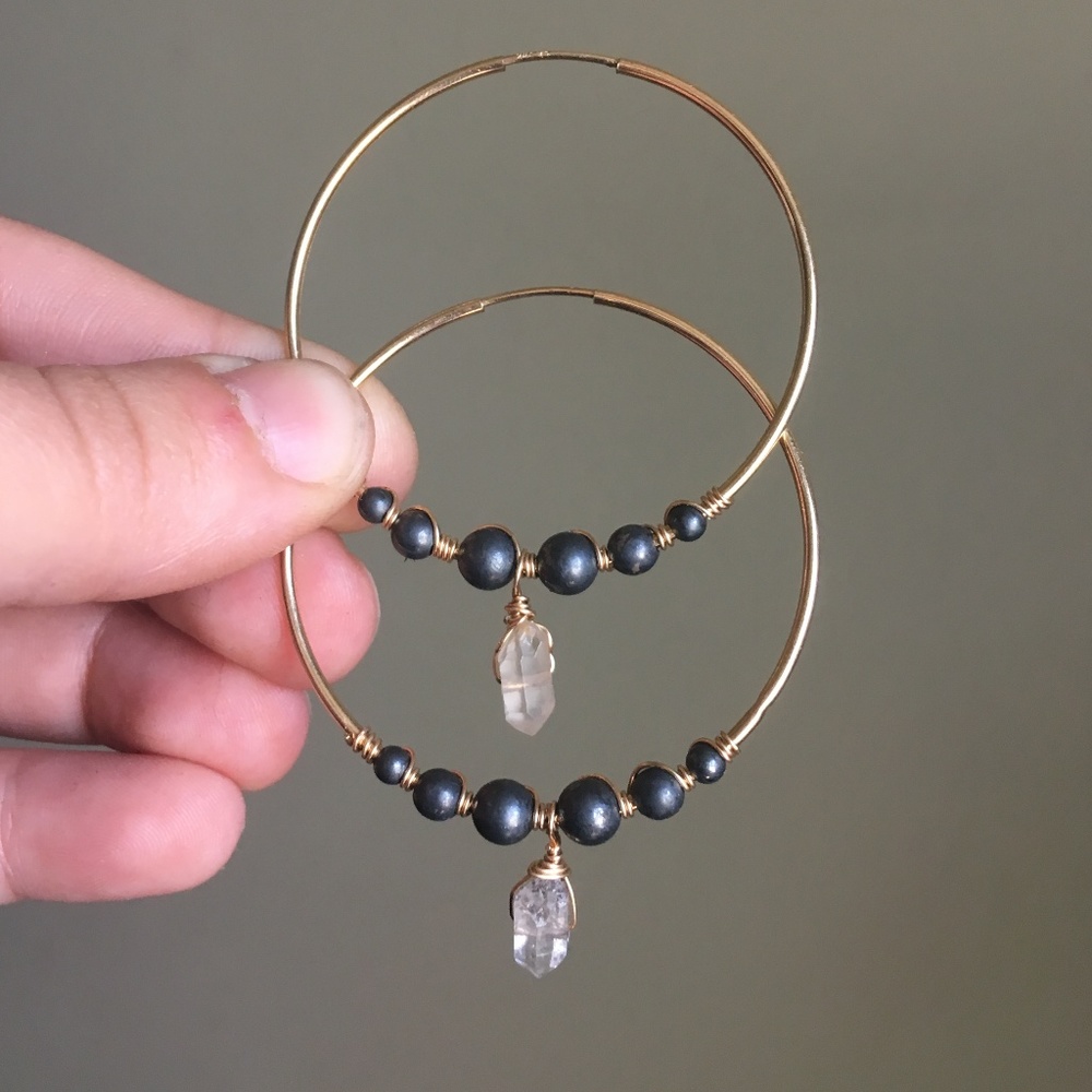 Gold Hoops Endless Delicate Gold Hoops